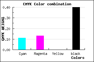 #888599 color CMYK mixer