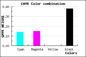 #88869E color CMYK mixer
