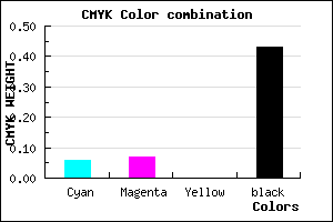 #888791 color CMYK mixer