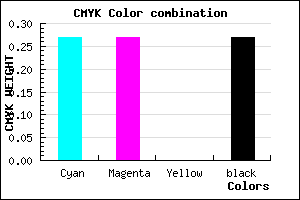#8888BA color CMYK mixer