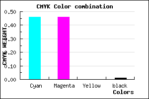 #8888FC color CMYK mixer