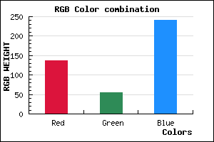 rgb background color #8836F0 mixer