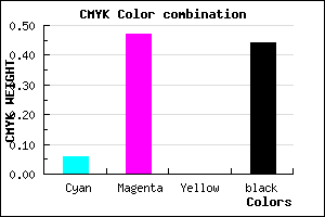 #884C90 color CMYK mixer