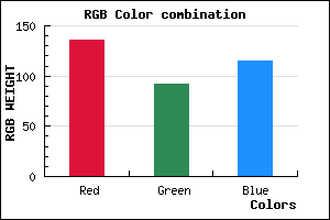 rgb background color #885C73 mixer