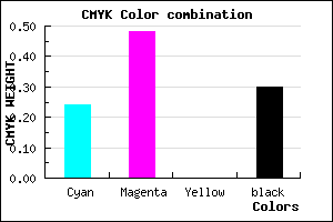 #885CB2 color CMYK mixer