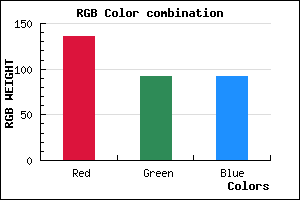 rgb background color #885C5C mixer