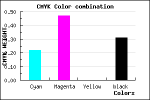 #885DAF color CMYK mixer