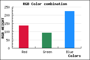 rgb background color #885DE1 mixer