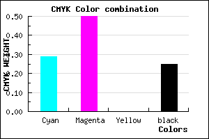 #8860C0 color CMYK mixer