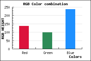 rgb background color #8863ED mixer