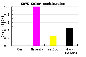 #890068 color CMYK mixer