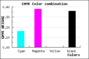 #8965A3 color CMYK mixer