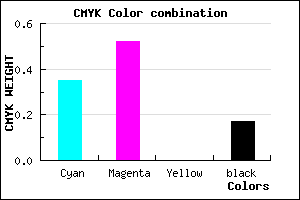 #8965D3 color CMYK mixer