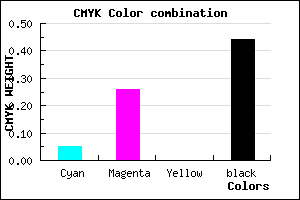 #896A90 color CMYK mixer