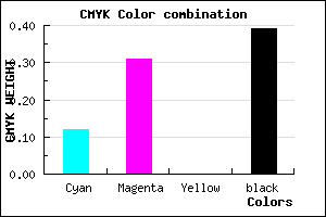 #896B9B color CMYK mixer