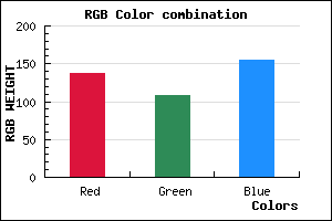 rgb background color #896C9B mixer