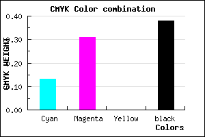 #896C9D color CMYK mixer