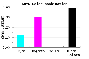#896D9B color CMYK mixer
