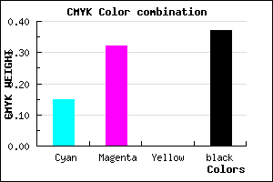 #896DA1 color CMYK mixer