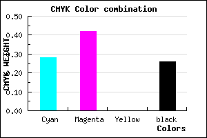 #896DBD color CMYK mixer