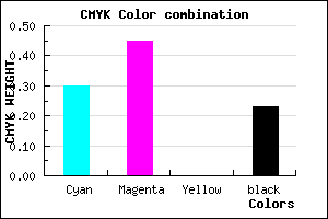 #896DC5 color CMYK mixer