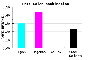 #896EC4 color CMYK mixer