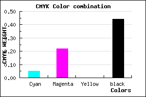 #897090 color CMYK mixer