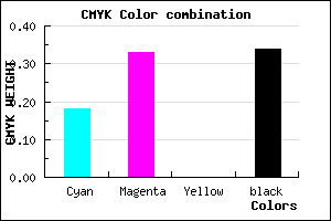 #8970A8 color CMYK mixer