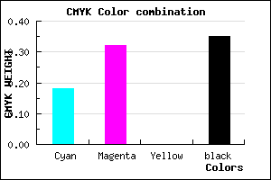 #8971A7 color CMYK mixer