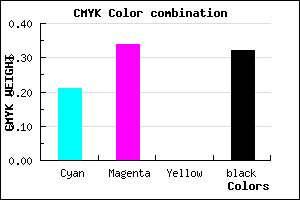 #8972AE color CMYK mixer