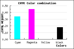 #8972D0 color CMYK mixer