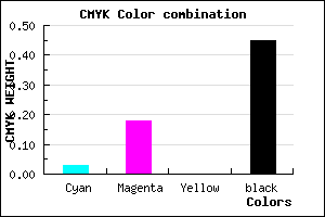 #89738D color CMYK mixer