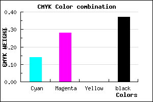 #8974A0 color CMYK mixer