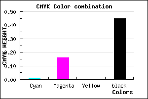 #89758B color CMYK mixer