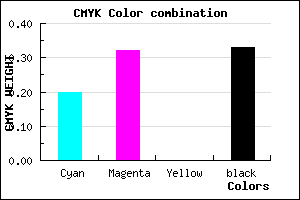 #8975AB color CMYK mixer