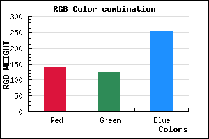 rgb background color #897BFF mixer