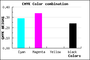 #8980C2 color CMYK mixer