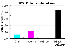 #898292 color CMYK mixer