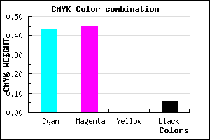 #8984F0 color CMYK mixer