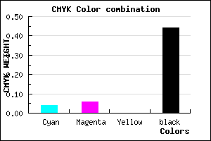 #89868E color CMYK mixer
