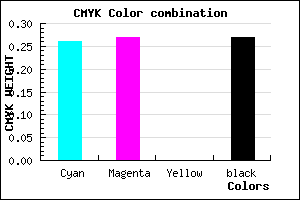 #8988BA color CMYK mixer
