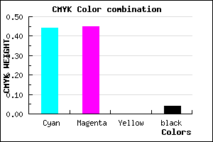 #8988F6 color CMYK mixer