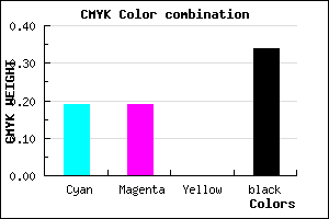 #8989A9 color CMYK mixer