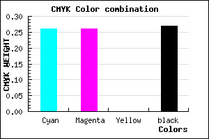 #8989B9 color CMYK mixer
