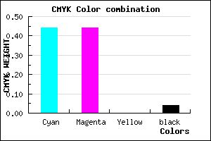 #8989F5 color CMYK mixer
