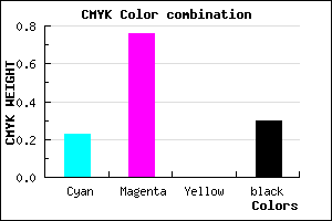 #892AB2 color CMYK mixer