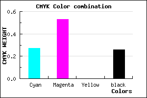 #8958BC color CMYK mixer