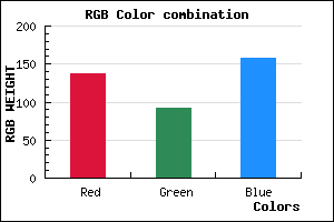 rgb background color #895C9E mixer