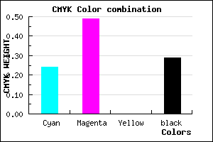 #895DB5 color CMYK mixer