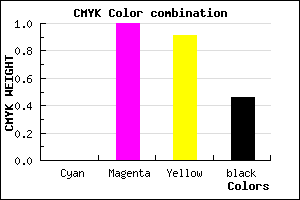#8A000C color CMYK mixer